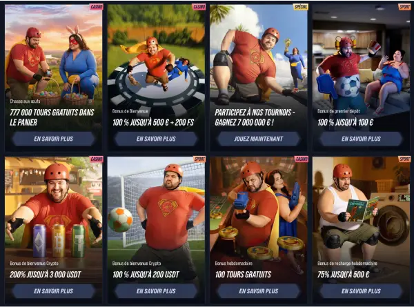 vegas hero bonus